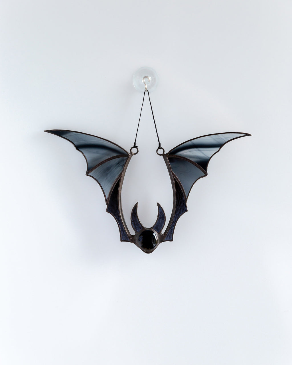 Halloween bat stained glass window hangings horror decor Halloween gift
