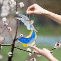 Guardian angel stained glass suncatcher Mother in law gifts Ukraine stained glass window hangings Guardian angel gifts