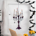 Stained glass Halloween suncatcher Halloween gift Custom stained glass Halloween artwork Web suncatchers Stained glass window hangings