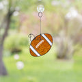 Stained glass sport ornament Baseball mom Rugby Custom stained glass Creative personalized gifts Fathers Day gift from son