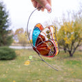 Stained glass window hangings Godmother gift Morpho Custom stained glass butterfly ornament Fairy garden accessories