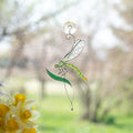 Fly insect stained glass window hangings New mom gift Modern stained glass dragonfly Dragonfly garden art Dad gifts
