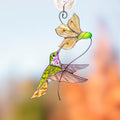 Hummingbird stained glass window hangings New mom gift Flower suncatcher House warming gifts new home Hummingbird stained glass suncatcher