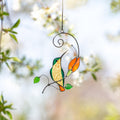 Hummingbird stained glass window hangings Godmother gift Hummingbird gifts stained glass suncatcher Grandma gift