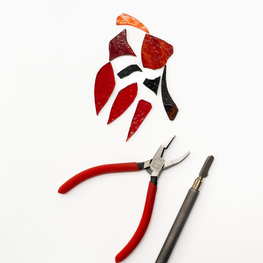 Cardinal stained glass memorial suncatcher Godmother gift Monarch butterfly stained glass window hangings Garden stakes New home gift