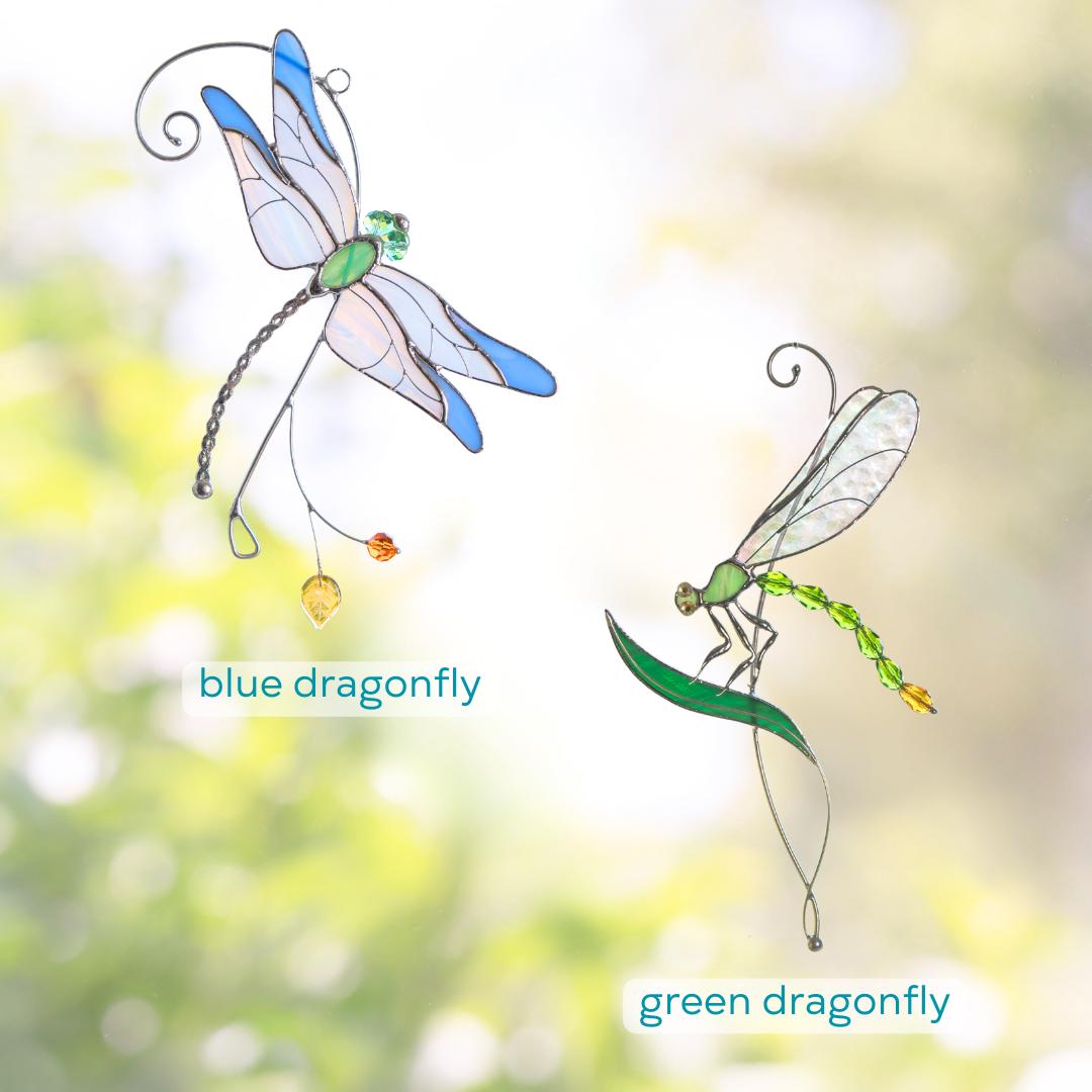 Luna moth stained glass butterfly suncatcher Unique gift for mom Balcony decor